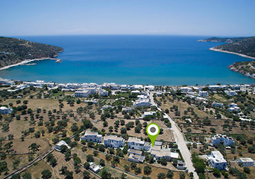 Edem hotel-apartments in Sifnos, drone photography