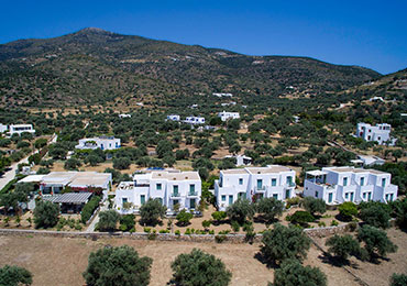 Edem hotel-appartamenti a Sifnos, foto da drone