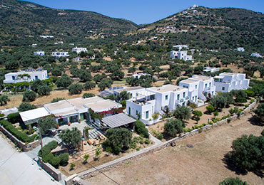 Edem hotel-apartments in Sifnos, drone photography
